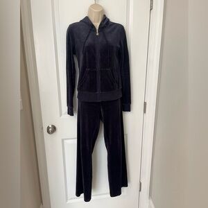 Juicy Couture, Blue Athletic/Leisure Outfit, Zip Jacket with Pants